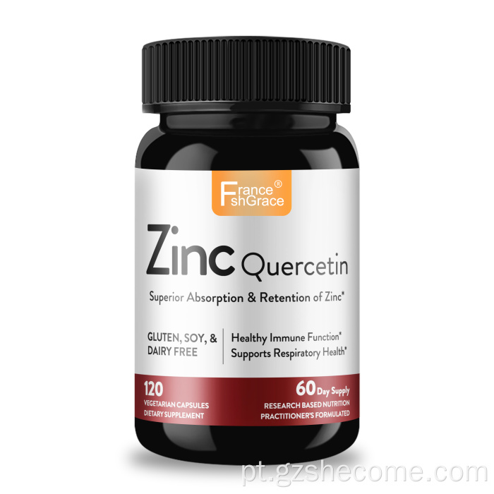 Cápsulas de zinco de alta qualidade suportam imune antioxidante